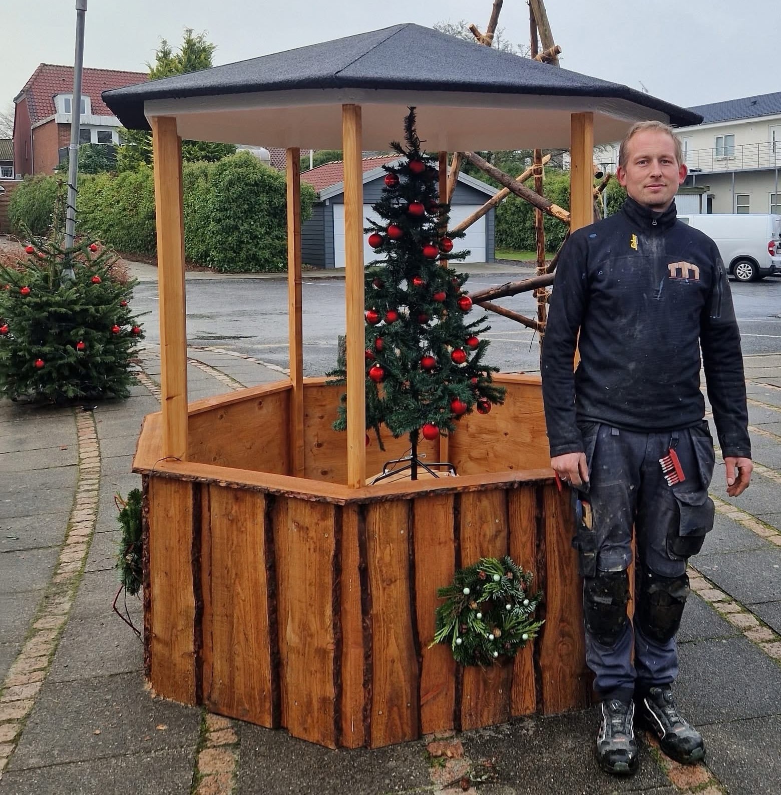 Opgaven lød på en fiskedam ( til at fange pakker i)